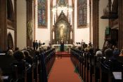 Eröffnung der Kreissynode des Ev. Kirchenkreises Lichtenberg-Oberspree am 26. September 2020 in der Lichtenberger Erlöserkirche. Foto: Jürgen Bosenius / kklios.de