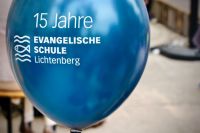 15 Jahre Evangelische Schule Lichtenberg – Jubiläumsgottesdienst am 8. Juli 2017. Foto: Jürgen Bosenius