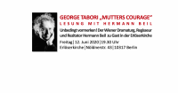 George Tabori „Mutters Courage“ - Lesung mit Hermann Beil in der Erlöserkirche. Foto: www.hermannbeil.de
