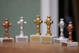Kickerturnier 2024: 47 Teams und 100 Mitspielerinnen und Mitspieler – ein neuer Rekord! Foto: Marcel Hirschmann