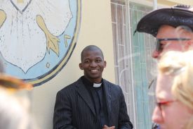 Besuch unseres Partnerkirchenkreises in Swasiland: Gastgeber Superintendent Mdziniso. Foto: Jürgen Bosenius / kklios.de