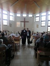 Gottesdienst am 16. Juli 2017 in Hellersdorf mit der Entpflichtung von Pfarrer Hartmut Wittig. Foto: Dieter Johr