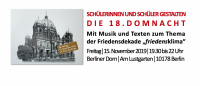 Schülerinnen und Schüler gestalten die 18. Domnacht