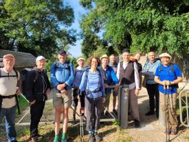 „Wir sind dann mal weg“ – Pfarrkonventsfahrt nach Frankreich: Pfarrerinnen und Pfarrer aus dem Kirchenkreis Berlin Süd-Ost pilgern eine Woche lang an den Ufern der Loire. Foto: Pfarrkonvent EKBSO