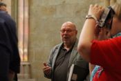 Dombaumeister i.R. Günter Donath: Pfarrkonventsrüste 2018 des Ev. Kirchenkreises Lichtenberg-Oberspree in der Evangelischen Akademie Meißen. Foto: Jürgen Bosenius / kklios.de