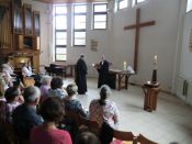 Gottesdienst am 16. Juli 2017 in Hellersdorf mit der Entpflichtung von Pfarrer Hartmut Wittig. Foto: Dieter Johr
