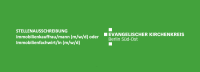 Das Kreiskirchliche Verwaltungsamt Berlin Süd-Ost sucht ab sofort eine/n Immobilienkauffrau/mann (m/w/d) oder Immobilienfachwirt/in (m/w/d) unbefristet, Entgeltgruppe 9 TV-EKBO, 75% mit Möglichkeit in 4 Jahren zur Aufstockung auf 100%