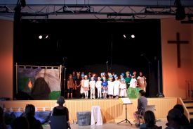 Kindermusical "Kain und Abel" aus Lichtenberg im "Zentrum Kinder". Foto: Jürgen Bosenius