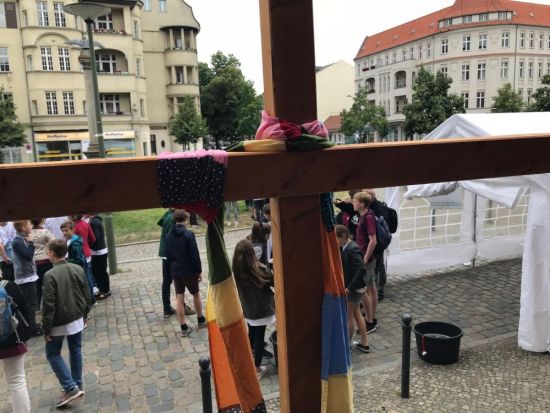 Anreise - 4. Regionale Konfi-Nacht in Berlin-Friedrichshagen am 23. und 24. Juni 2018. Fotos: Bosenius/Teamer*innen/Treu