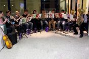 Musikalischer Begleiter des Gottesdienstes: Der Posaunenchor der Kirchengemeinde Mühlenfließ. Foto: kklios