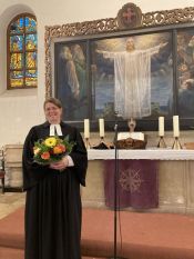 Evangelische Kirchengemeinde Rahnsdorf: Herzlich willkommen Pfarrerin Ines Fürstenau-Ellerbrock! Foto: Christel Weber