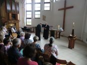 Gottesdienst am 16. Juli 2017 in Hellersdorf mit der Entpflichtung von Pfarrer Hartmut Wittig. Foto: Dieter Johr