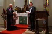 Amtseinführung von Pfarrer Sven Täuber. Foto: Raack