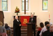 Pfarrer Justus Schwer und GKR-Vorsitzender Norbert Springer. Foto: Jürgen Bosenius / kklios.de