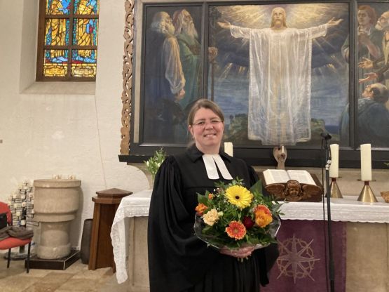 Evangelische Kirchengemeinde Rahnsdorf: Herzlich willkommen Pfarrerin Ines Fürstenau-Ellerbrock! Foto: Christel Weber