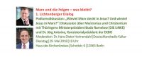 "Marx und die Folgen – was bleibt?" Abschluss des "1. Lichtenberger Dialogs" am 29. Mai 2018 um 19 Uhr mit Thüringens Ministerpräsident Bodo Ramelow (DIE LINKE) und Dr. Jörg Antoine, Konsistorialpräsident der EKBO. Fotos: TSK und Matthias Kindler