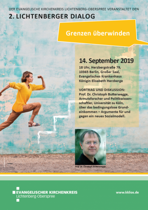 Abschlussveranstaltung des 2. Lichtenberger Dialogs am 14. September 2019 mit Prof. Dr. Christoph Butterwegge. Foto: Wolfgang Schmidt
