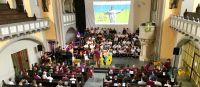 Gottesdienst in der Friedrichshagener Christophoruskirche am Sonntag, 24. Juni 2018, im Rahmen der 4. Regionalen Konfi-Nacht. Fotos: Bosenius/Teamer*innen/Treu