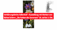 Verklärungskirche Adlershof – Ausstellung mit Werken von Bärbel Schirm: „Die Farben des Sommers“ 18. Juli bis 3. Okt.
