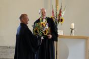 Ev. Kirchengemeinde Berlin-Johannisthal: Auf Wiedersehen, Pfarrer Hartmut Scheel! – Herzlich willkommen, Pfarrerin Juliane Bach! Foto: Jürgen Bosenius / Ev. Kirchenkreis Berlin Süd-Ost