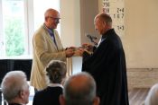Ev. Kirchengemeinde Berlin-Johannisthal: Auf Wiedersehen, Pfarrer Hartmut Scheel! – Herzlich willkommen, Pfarrerin Juliane Bach! Foto: Jürgen Bosenius / Ev. Kirchenkreis Berlin Süd-Ost
