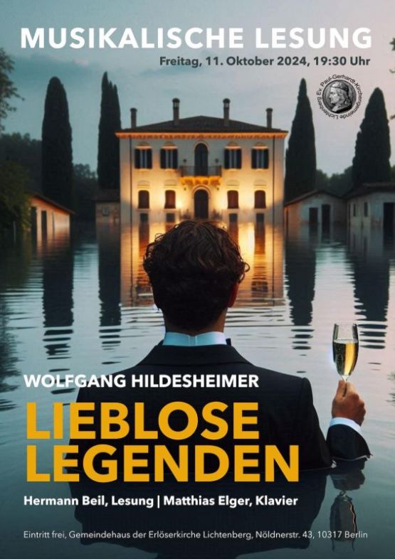 HERMANN BEIL liest WOLFGANG HILDESHEIMER "Lieblose Legenden"