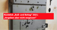 Rückblick „Buß- und Bettag“ 2021: „Vergeben aber nicht vergessen“
