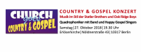 Country & Gospel Konzert am 27. Oktober 2018 in der Erlöserkirche Berlin-Lichtenberg. Bildquelle: Church Event
