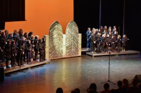 Kirchenkreisfest am Reformationstag 2017 im FEZ-Berlin: Mönsch Martin! Das Kindermusical auf der Astrid-Lindgren-Bühne im FEZ-Berlin. Foto: Uwe Baumann / kklios