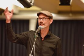 Kirchenkreisfest am Reformationstag 2017 im FEZ-Berlin: Das GOSPELkollektiv mit Stephan Zebe und Band liefert beeindruckend ab. Foto: Uwe Baumann / kklios