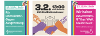 Aufruf zum Aktionstag und zur Großdemonstration am 3. Februar 2024 #WirSindDieBrandmauer um 13 Uhr auf der Bundestagswiese