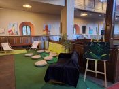 „Und Dein Soulfood?“ – Konfi-Nacht des Kirchenkreises in der Kirche „Zum Vaterhaus“ in Baumschulenweg. Foto: Mandy Endter