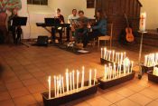 Die Projektband der Ev. Kirchengemeinde Berlin-Friedrichshagen. Foto: Jürgen Bosenius