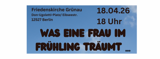 "Was eine Frau im Frühling träumt" – frühlingshafte Musik von Franz Schubert bis Walter und Willi Kollo mit Andrea Chudak (Sopran / Moderation) und Max Doehlemann (Klavier)