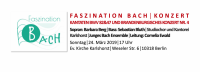 Konzert "Faszination Bach" - in der Karlshorster Kirche "Zur frohen Botschaft" am Sonntag, 24. März 2019