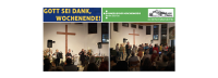 Mehr als 80 Besucherinnen und Besucher beim Auftakt von „GOTT SEI DANK, WOCHENENDE!“ mit der Irish Folk-Band CLOVER im Gemeindezentrum Hellersdorf. Foto: ekbso.de