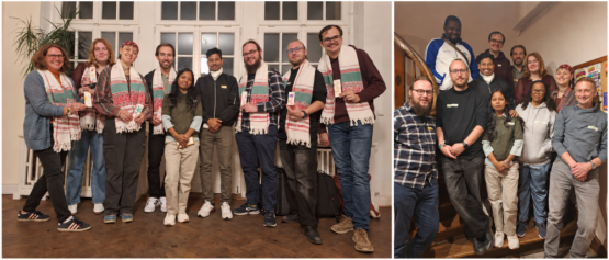 Schön, dass ihr da seid! Gäste aus Indien und Eswatini zu Besuch. Fotos: ekbso.de