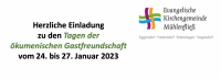 Ev. Kirchengemeinde Mühlenfließ – Herzliche Einladung zu den Tagen der ökumenischen Gastfreundschaft vom 24. bis 27. Januar 2023