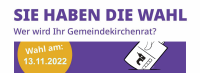 Wählen gehen: Gemeindekirchenratswahl am Sonntag, 13. November 2022 – in Ihrer Kirchengemeinde!