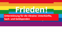 Unterstützung für die Ukraine: Unterkünfte, Sach- und Geldspenden