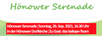Hönower Serenade│Sonntag, 26. Sep. 2021, 16.30 Uhrin der Hönower Dorfkirche│Zu Gast: das kaliope-Team