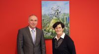 Superintendent Hans-Georg Furian und Bezirksbürgermeisterin Dagmar Pohle. Foto: Jürgen Bosenius