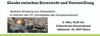 Glaube zwischen Zuversicht und Verzweiflung - ein Thema, das besonders die Lage und Leben der Christ*innen im Heiligen Land und im ganzen Nahen Osten in den Blick nimmt. (Mk. 8, 31-38)
