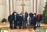 Die Mitglieder des Kreiskirchenrates nach dem Gottesdienst in der Gartzer Stadtkirche zum Abschluss der KKR-Rüste am 15. Januar 2017. Die Rüste in Groß Pinnow hatte die Jahreslosung 2017 zum Thema und war mit der KKR-Sitzung am 13. Januar 2017 gestartet.