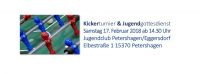 Kickerturnier & Jugendgottesdienst in Petershagen
