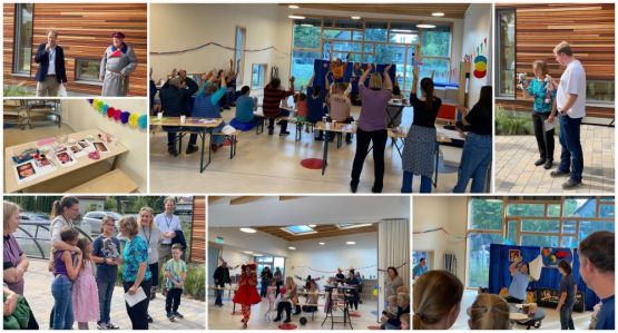 Kleine Feldmäuse, großes Programm: Die evangelische Kita in Fredersdorf feiert ihren ersten Geburtstag. Fotos: ekbso.de