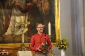 Katechet Johannes Steude. „Arche Kunterbunt“: Ev. Stadtkirchengemeinde Köpenick feiert Einweihung der neuen Kita mit großem Gemeindefest. Foto: Jürgen Bosenius / kklios.de