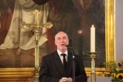 Superintendent Hans-Georg Furian. „Arche Kunterbunt“: Ev. Stadtkirchengemeinde Köpenick feiert Einweihung der neuen Kita mit großem Gemeindefest. Foto: Jürgen Bosenius / kklios.de