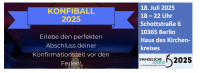 Konfiball am 18. Juli 2025 im Haus des Kirchenkreises