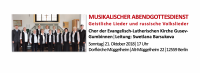 Kirchenchor vor dem Altar der Salzburger Kirche in Gumbinnen. Foto: Chor der Evangelisch-Lutherischen Kirche Gusev-Gumbinnen